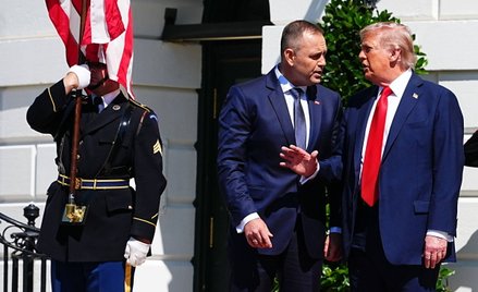 Karol Nawrocki spotkał się z Donaldem Trumpem w Białym Domu we wrześniu 2025 r.