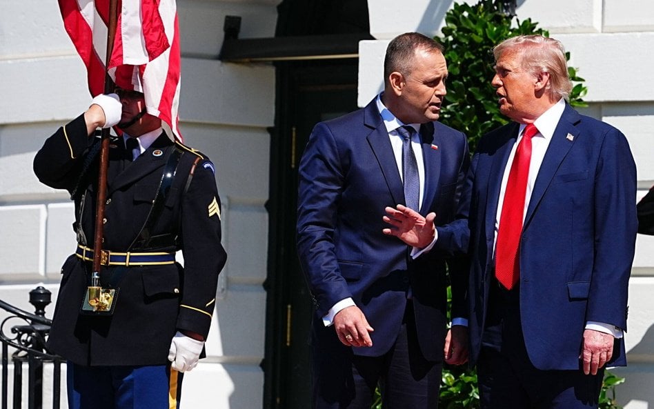 Karol Nawrocki spotkał się z Donaldem Trumpem w Białym Domu we wrześniu 2025 r.