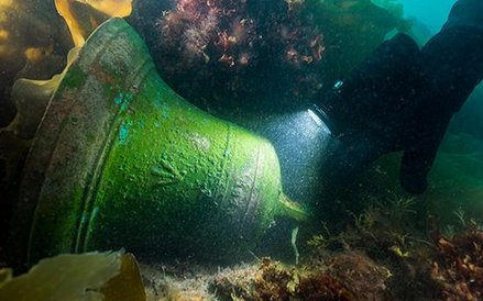 Dzwon odnaleziony na wraku