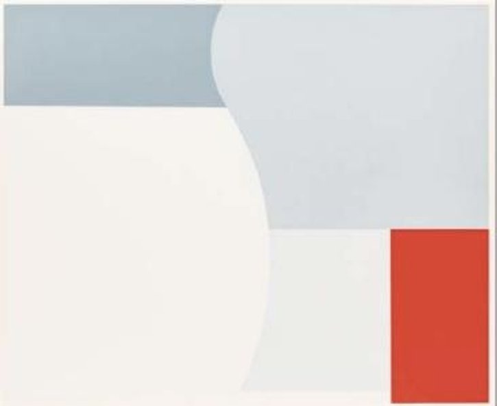 Litografia Henryka Stażewskiego z 1973 roku.