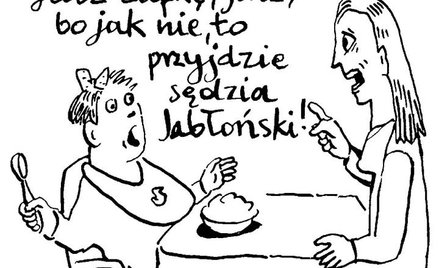 Komentarz rysunkowy. Jedz zupkę