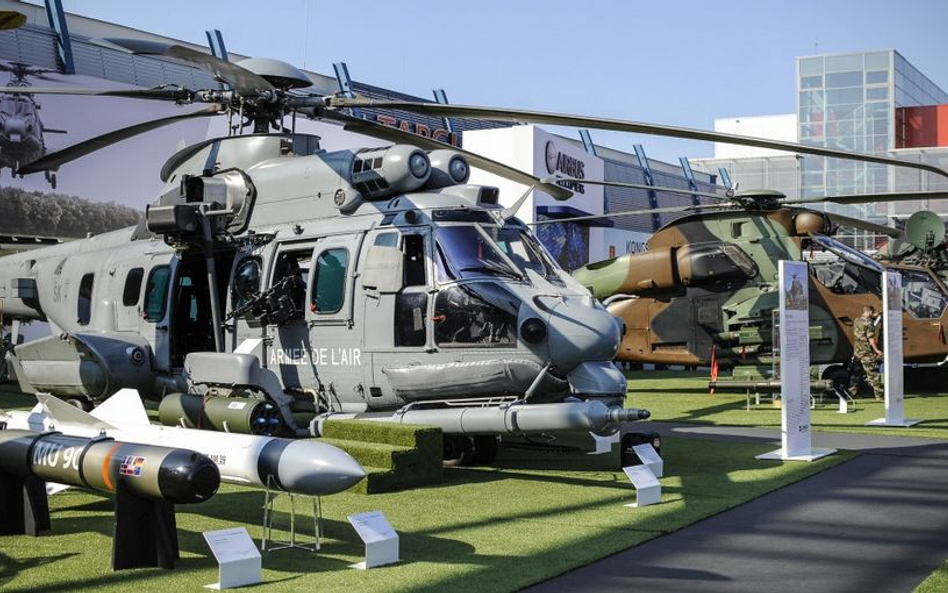 Śmigłowiec Caracal (H225M) na targach MSPO w Kielcach