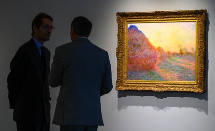 Stóg siana za 111 mln dolarów. Licytacja trwała chwilę