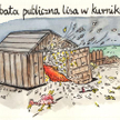 Komentarz rysunkowy. Debata publiczna lisa w kurniku