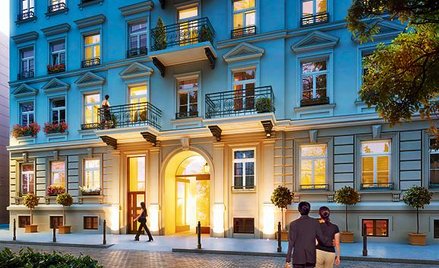 Odrestaurowana kamienica przy ul. Pięknej 44