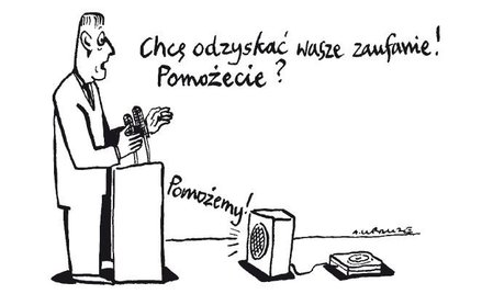 Komentarz rysunkowy. Chcę odzyskać Wasze zaufanie!