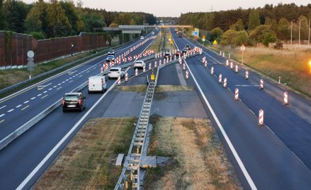 Autostrada A4 stanie w korkach