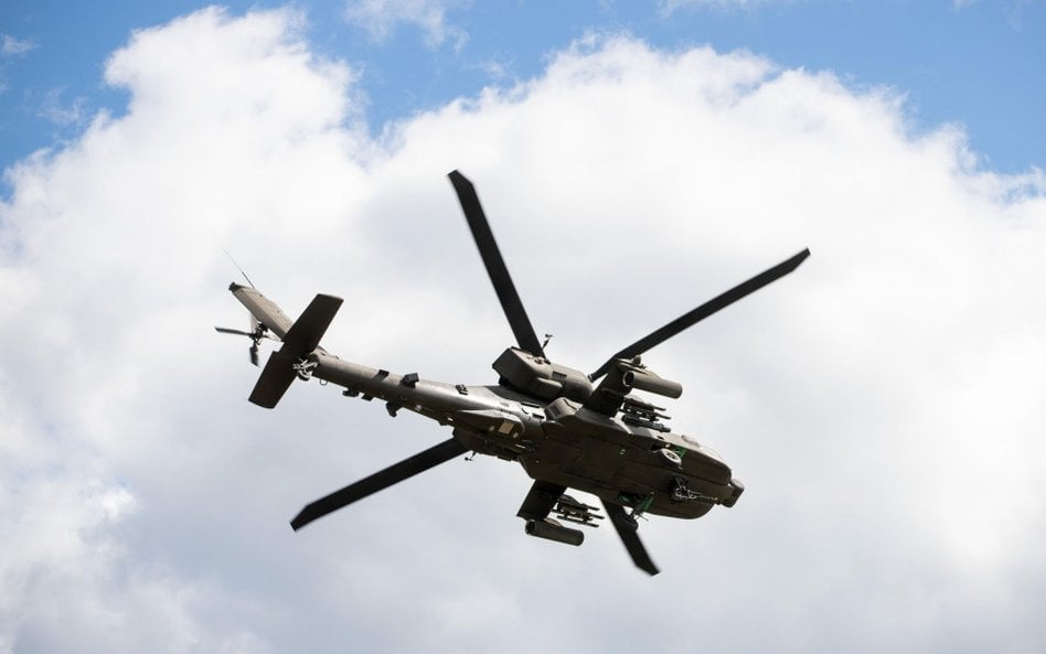 Śmigłowiec AH-64 Apache. Taką maszynę straciły USA nad cieśniną Ormuz