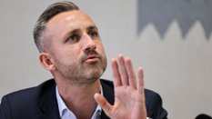 Ulrich Siegmund, członek AfD podczas  pierwszego posiedzenia klubu parlamentarnego partii AfD po wyb