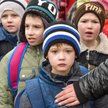 Ewakuowane dzieci ze szkoły-sierocińca w mieście Hulajpołe w obwodzie zaporoskim