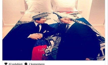 Silvio Berlusconi podarował Władimirowi Putinowi kołdrę
