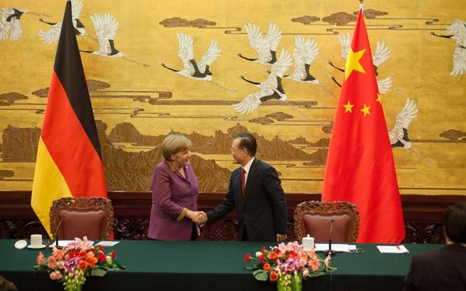 Premier Chin Wen Jiabao zabiega o względy Niemiec – najbardziej wpływowego kraju UE. Dlatego przy ka