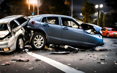 Kierowcy będący pod wpływem alkoholu spowodowali w 2022 r. 1415 wypadków samochodowych