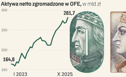 Rekordowe oszczędności emerytalne Polaków. OFE ciągle mocne