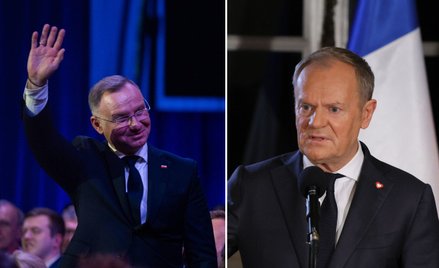 Andrzej Duda i Donald Tusk