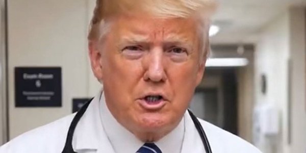 Donald Trump wystąpił w roli doktora. Leczy Roberta De Niro modlitwą i colą