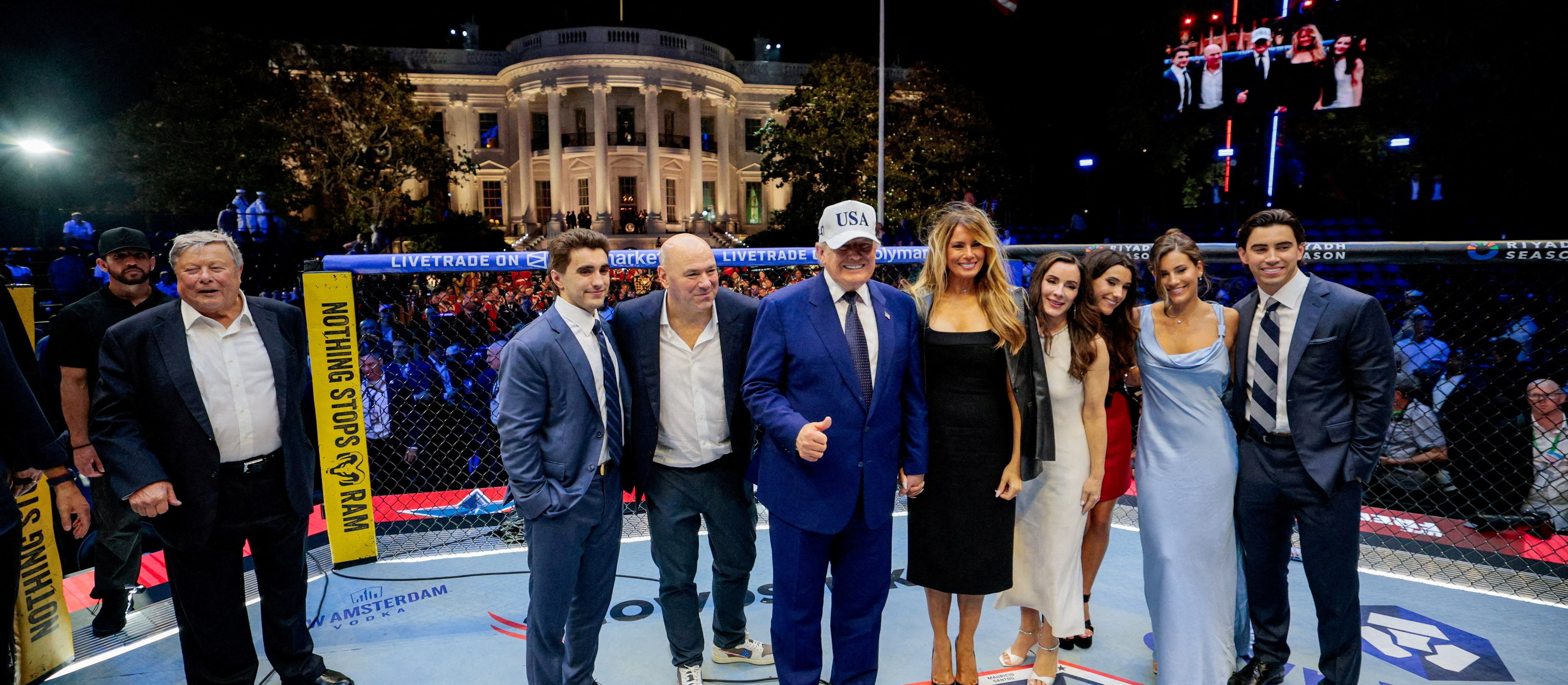 Sondaż: Polacy podzieleni ws. obecności Karola Nawrockiego na urodzinach Donalda Trumpa