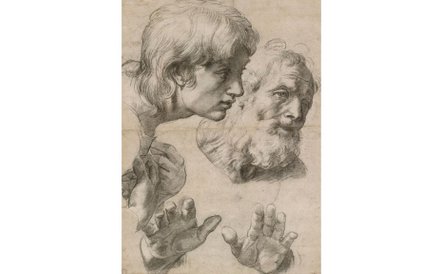 Studium Głowy i ręki, 1515-20