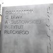 Zdjęcie z uroczystości wmurowania kamienia węgielnego pod budowę Domu Pamięci Obławy Augustowskiej I