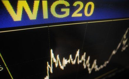 WIG 20 spadł o 0,44 proc.