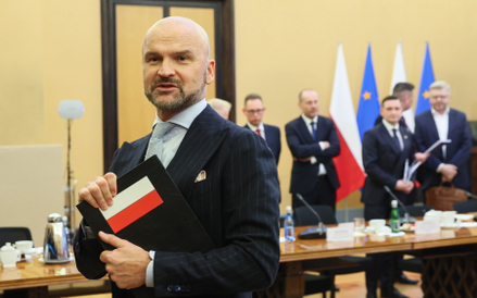 Pełnomocnik przedsiębiorców ds. deregulacji Rafał Brzoska po spotkaniu z przedstawicielami strony sp