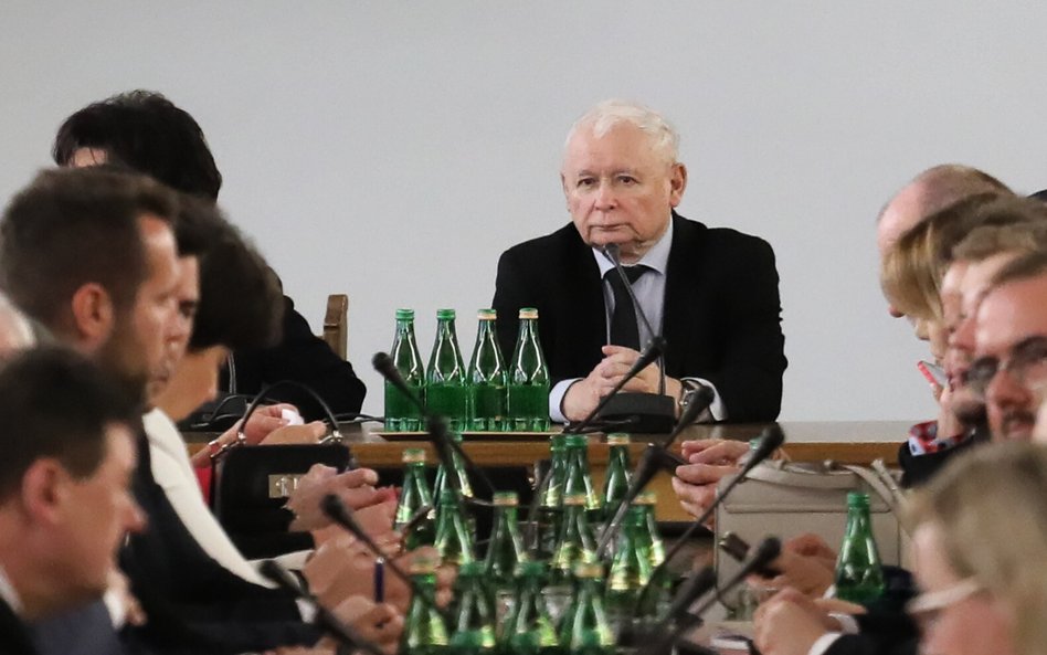 Jarosław Kaczyński w Sejmie