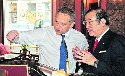 Paweł Szcześniak zarządzający Wedlem oraz Takayuki Tsukuda, dyrektor generalny Lotte