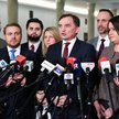 Politycy Solidarnej Polski na konferencji prasowej w Sejmie