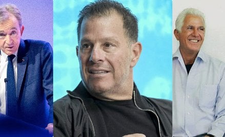 LVMH kierowane przez Bernarda Arnault (od lewejj) nadal nie wybrało nabywcy maki Marc Jacobs, o któr