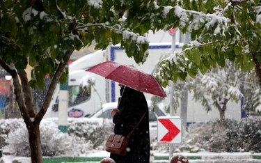 Obfite opady śniegu sparaliżowały Teheran