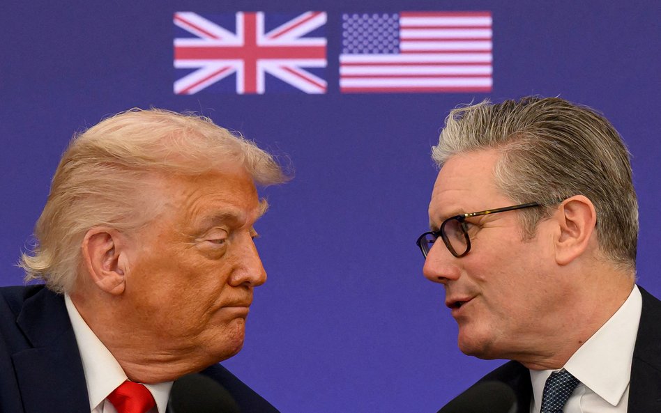 Donald Trump i Keir Starmer