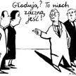 Komentarz rysunkowy. Głodują