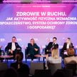 Uczestnicy panelu poświęconego znaczeniu aktywności fizycznej w naszym życiu