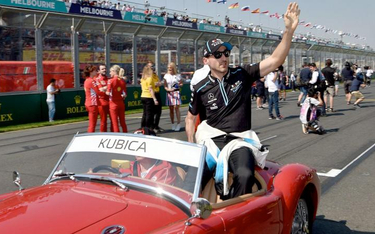 Robert Kubica w Melbourne powody do radości miał tylko przed wyścigiem