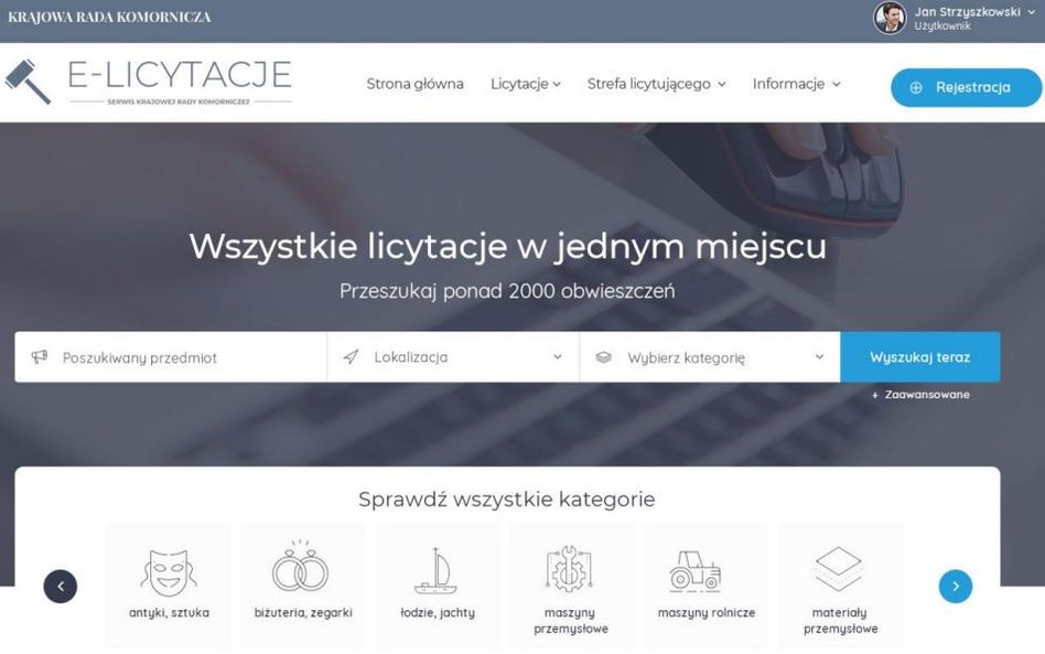 Prototyp systemu e-licytacji ruchomości