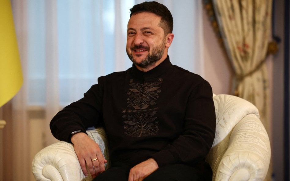 Prezydent Ukrainy Wołodymyr Zełenski