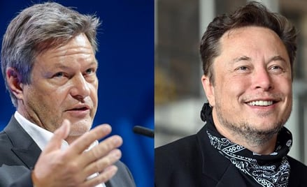 Robert Habeck i Elon Musk