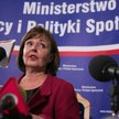 Minister pracy i polityki społecznej Jolanta Fedak