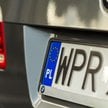 Od 10 czerwca zmiana dla kierowców. Mniejsze tablice rejestracyjne z nowym wzorem