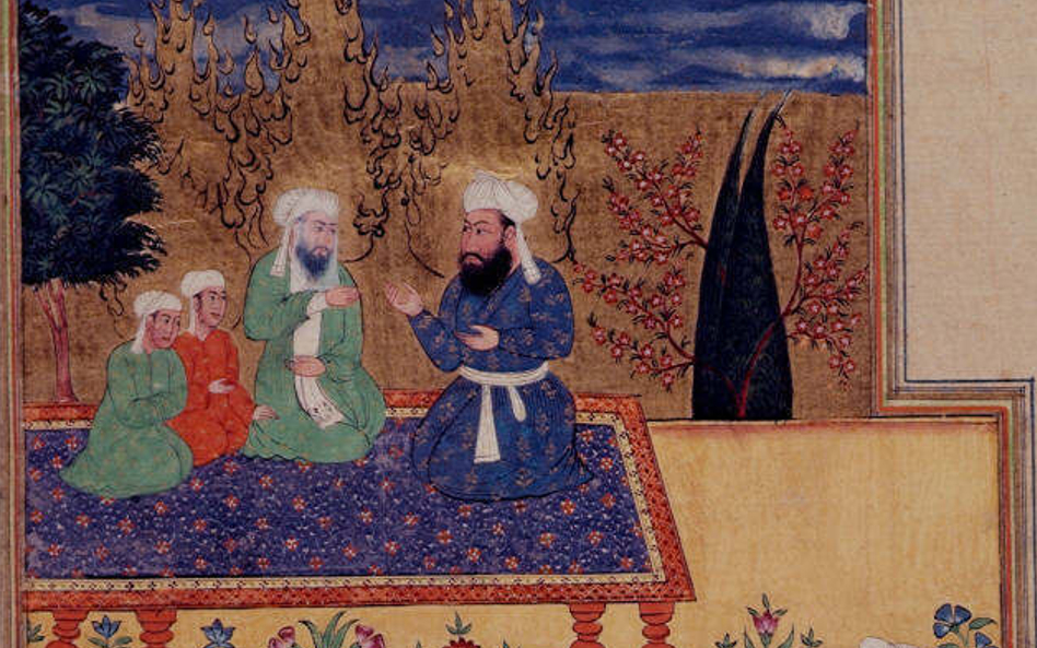 Imam Ali w towarzystwie proroka Mahometa