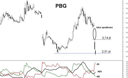 „Rozlew krwi” na wykresie PBG
