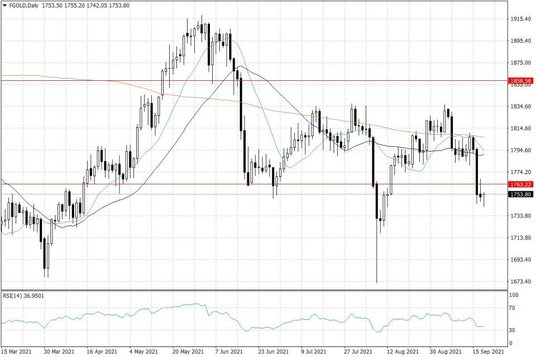 Notowania złota – dane dzienne