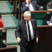 Prezes PiS Jarosław Kaczyński w Sejmie