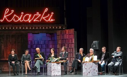 Nagrodzeni twórcy – od lewej: Janusz Głowacki, Magdalena Stopa, Jan Brykczyński, Eustachy Rylski, Jo