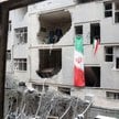 Teheran, budynek uszkodzony w nalocie podczas trwającego od kilkunastu dni ataku USA i Izraela na Ir