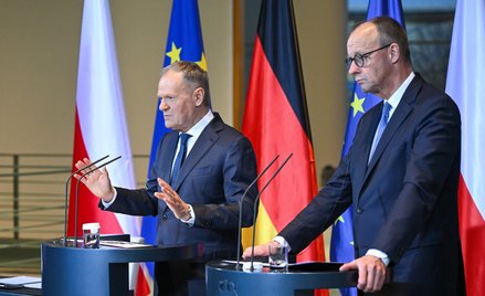 Donald Tusk i Friedrich Merz