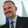 Poseł Trzeciej Drogi Krzysztof Hetman podczas uroczystości wręczenia nowym posłom Sejmu X kadencji z