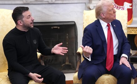 Wołodymyr Zełenski i Donald Trump
