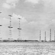 Stacja radarowa brytyjskiego systemu Chain Home w RAF Poling. West Sussex, 1945 r.