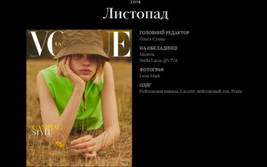 Naczelna ukraińskiego "Vogue'a" zawieszona za plagiat
